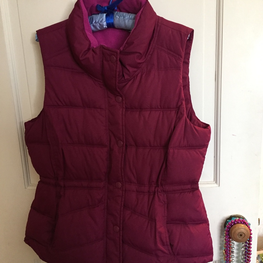 Old Navy fleece lined vest, size Large